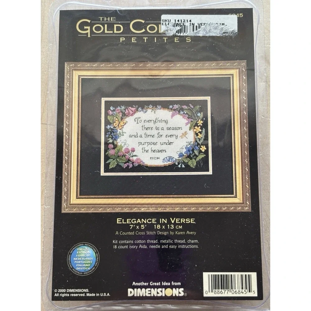 Gold Collection Petites Elegance in Verse Kit Dimensions There Is a Season